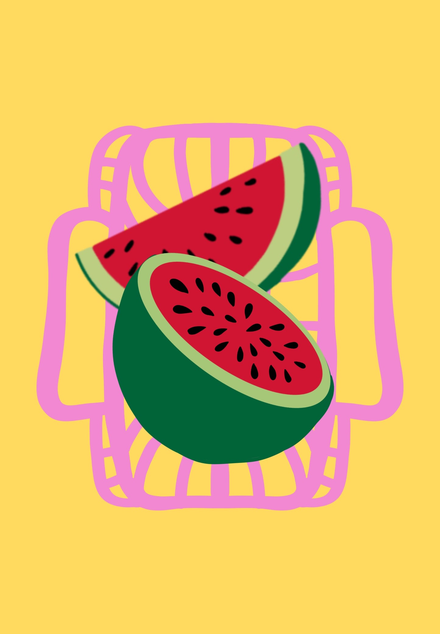 Le panier de pastèques