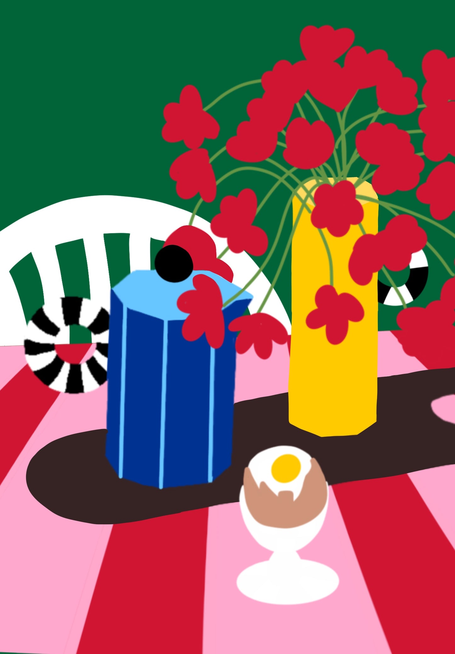 Le déjeuner dans le jardin