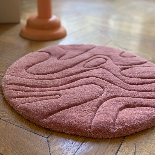 La montagne round - Vieux rose