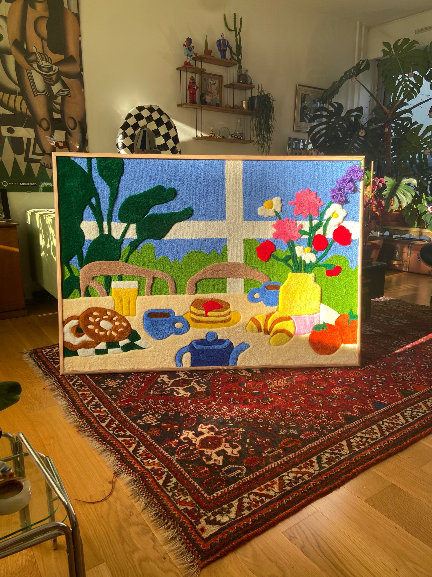 Petit déjeuner ensoleillé à Amsterdam