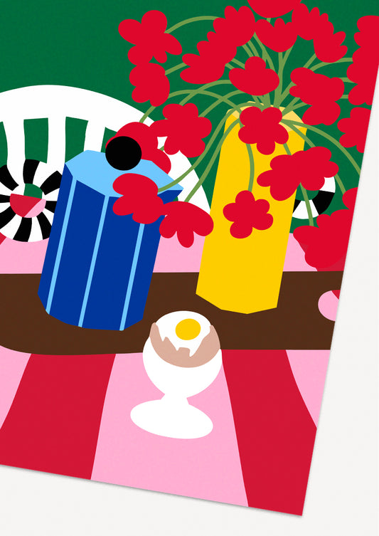 Le déjeuner dans le jardin