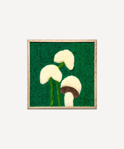 Le champignon et les fleurs