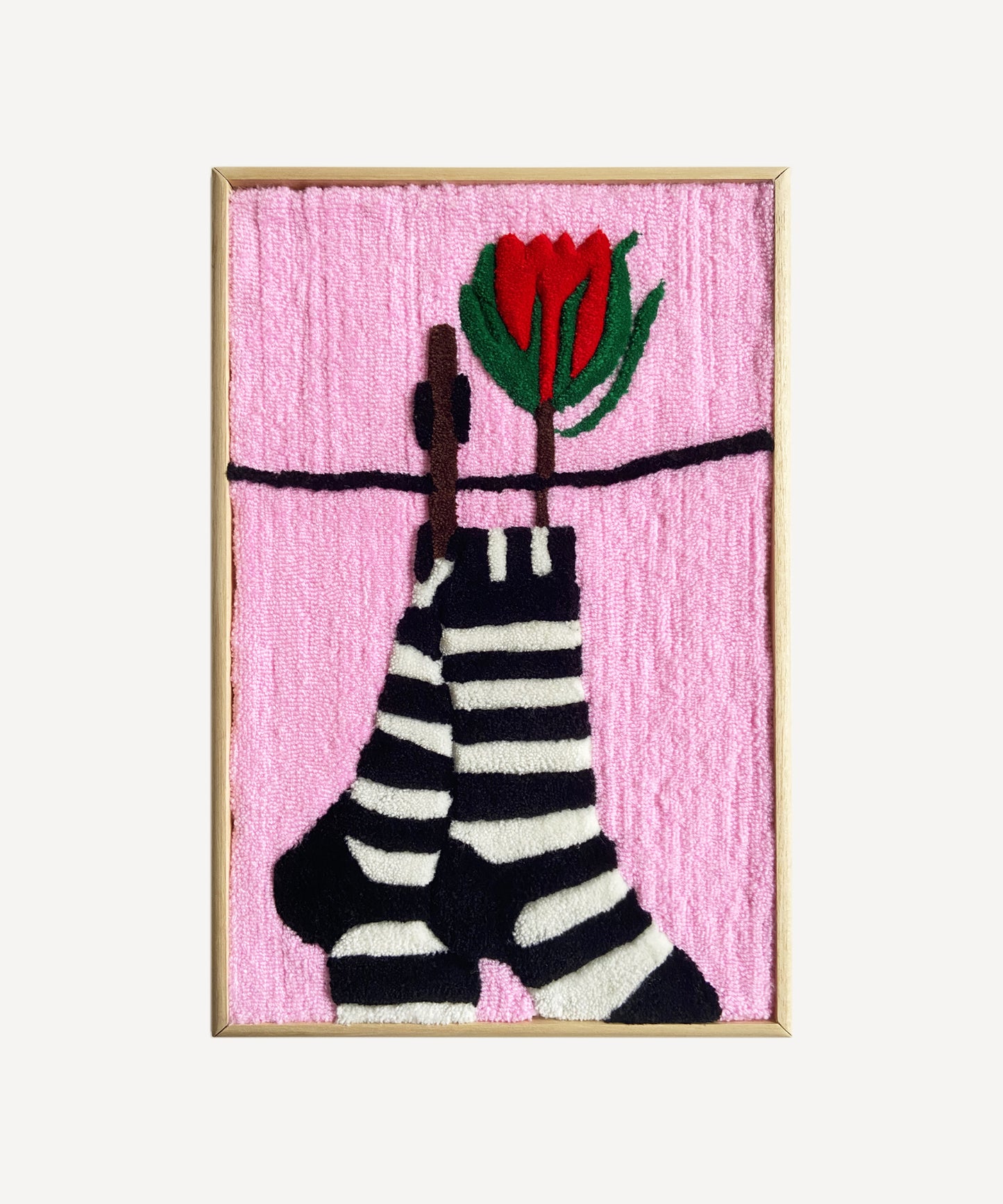 Les chaussettes rayées